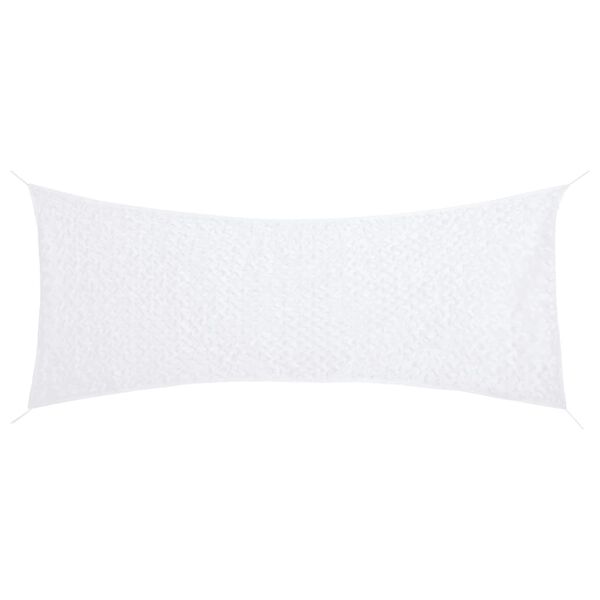 vidaXL maskē&scaron;anās tīkls ar somu, 312x140 cm, balts