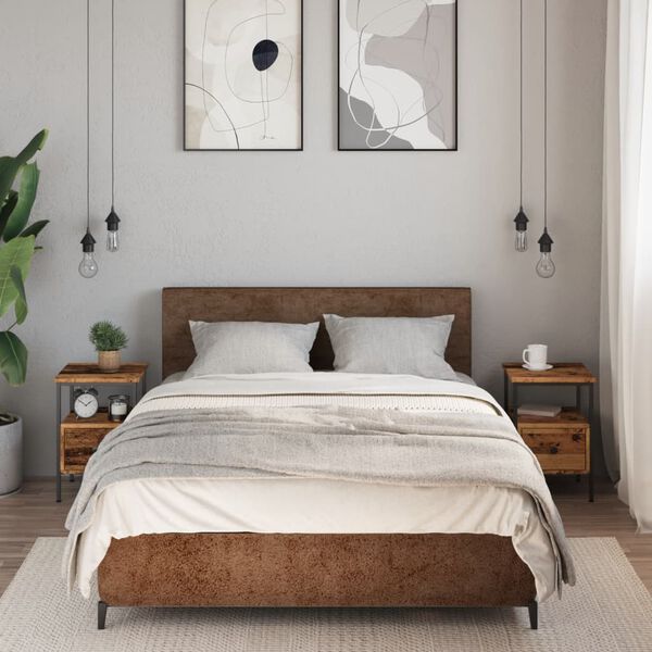 vidaXL naktsskapīši 2 gab. veca koka 34x36x50 cm inženierijas koks