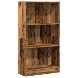 vidaXL grāmatu plaukts, koka krāsā, 60x24x109 cm, inženierijas koks
