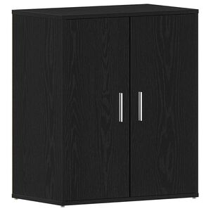 vidaXL Apavu skapis 60 x 35 x 70 cm Inženierijas koks Melns ozols