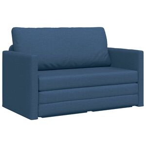 vidaXL Dīvāngulta Zila 124 x 71 x 78 cm audums