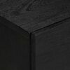 vidaXL kumode, melna, 40x33x75 cm, inženierijas koks