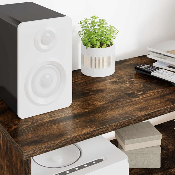 vidaXL Televizora skapī&scaron;a Dūmaka ozols 100 x 30 x 40 cm