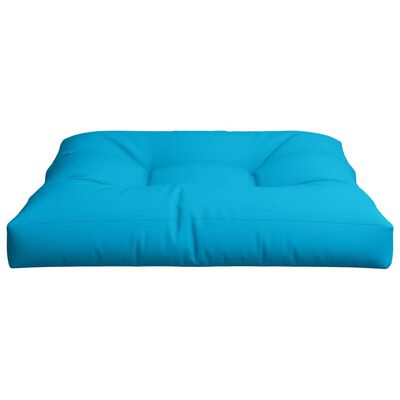 vidaXL palešu dīvāna spilvens, 70x70x12 cm, audums, zils
