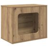 vidaXL Kaķu māja Artisan Ozols 51 x 30 x 42,5 cm Inženierijas koks