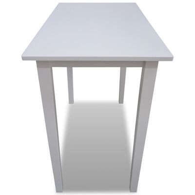 vidaXL bāra galds, koks, balts