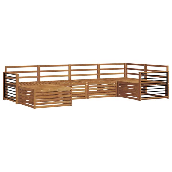 vidaXL Āra dīvānu komplekts 6 pcs Dabiska