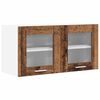 vidaXL Piekarams skapītis Vecs koks un balts 80 x 31 x 40 cm