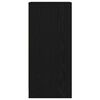 vidaXL kumode, melns ozols, 29,5x34x76 cm, inženierijas koks