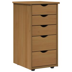 vidaXL Plakans Medus brūns 34 x 39 x 61,5 cm Cieta priede