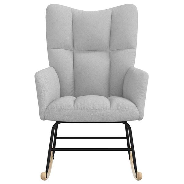 vidaXL šūpuļkrēsls Cloud Grey Fabric