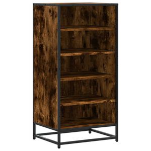 vidaXL apavu plaukts, ozolkoka krāsa, 48x38x97,5 cm, inženierijas koks