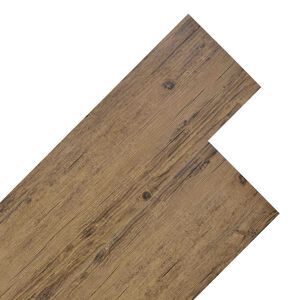 vidaXL Grīdas dēļi Valriekstu brūna 5,26 m&sup2; 18 gab. PVC