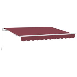 vidaXL Nolokāms markīze Burgundija 300 x 200 cm audums