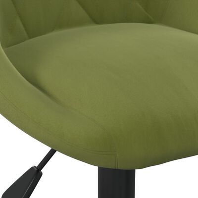 vidaXL bāra krēsli, 2 gab., gaiši zaļš samts