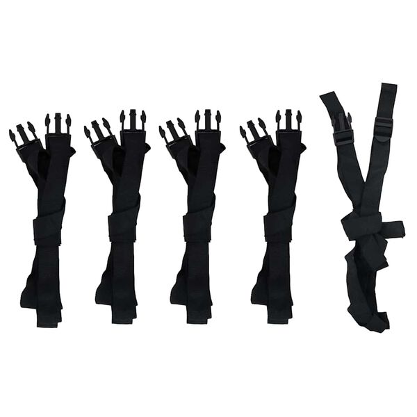 vidaXL laivas pārvalks, pelēks, 760x350x40 cm