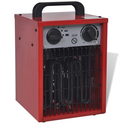 Pārvietojamais, elektriskais ventilatora tipa sildītājs, 2 kW 100 m³/h