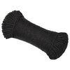 vidaXL darba virve, melna, 6 mm, 25 m, polipropilēns