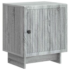 vidaXL Nakts skapītis Pelēks Sonoma ozols 43 x 34,5 x 50 cm