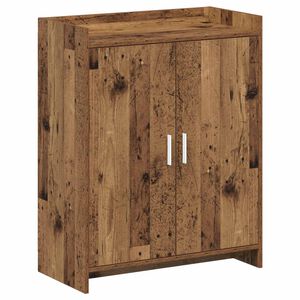 vidaXL Apavu skapis Vecs koks 73,5 x 36 x 92 cm Inženierijas koks