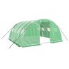 vidaXL siltumnīca ar tērauda rāmi, zaļa, 16 m&sup2;, 4x4x2 m