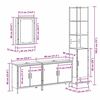 vidaXL Vannas istabas mēbeļu komplekts 4 pcs Brūna Inženierijas koks