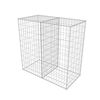 vidaXL gabions, cinkots tērauds, 100x50x100 cm