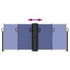 vidaXL izvelkams sānu aizslietnis, zils, 100x1000 cm
