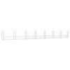 vidaXL gabionu siena ar 8 stabiem, U-forma, dzelzs, 860x20x100 cm
