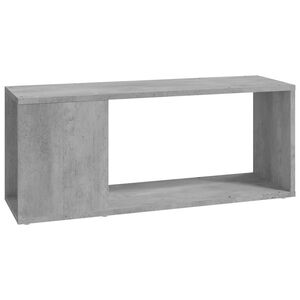vidaXL TV plaukts, betona pelēks, 80x24x32 cm, inženierijas koks