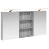 vidaXL Vannas istabas skapju komplekts 3 pcs 120 x 10,5 x 60,5 cm