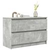 vidaXL TV skapītis, betona pelēks, 80x35x54 cm, inženierijas koks