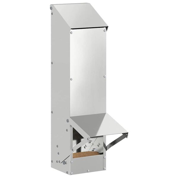 vidaXL Vistas barotava Sudraba 13 x 12 x 51 cm Cinkots tērauds