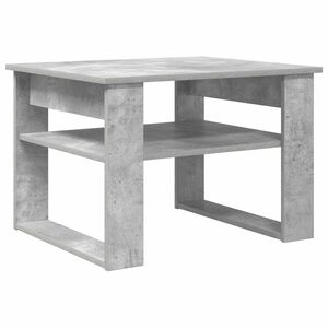 vidaXL Kafijas galdiņ&scaron; Betona pelēks 64 x 54 x 44 cm Inženierijas koks