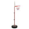 vidaXL bērnu basketbola komplekts, regulējams, 120 cm
