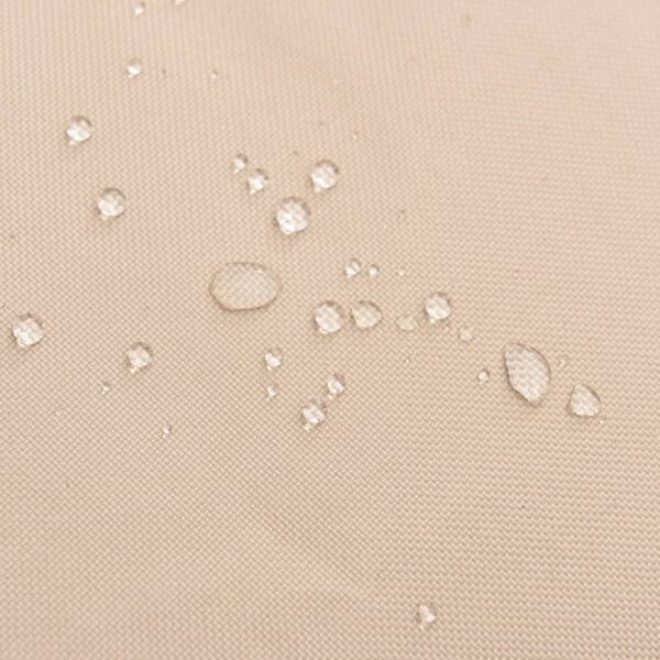 vidaXL dārza mēbeļu pārklājs, apaļ&scaron;, bē&scaron;s, &Oslash; 183x71 cm, 600D audums