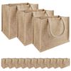 vidaXL Džutas somas 50 Dabiska 26 x 22 x 14 cm 100% Tossa džuta