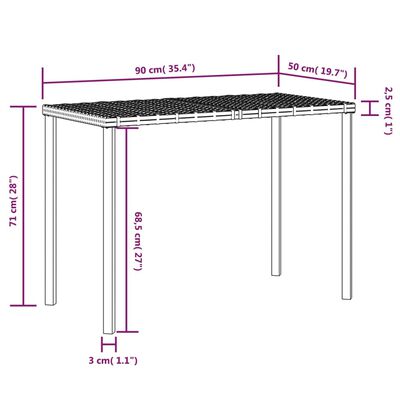 vidaXL 5-daļīgs stūra dārza dīvānu komplekts ar matračiem, melns PE