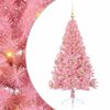 vidaXL Mākslīgais LED Ziemassvētku eglīte su 150 LED Rozā 150 cm PVC