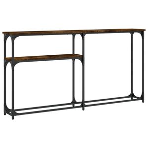 vidaXL konsoles galdiņ&scaron;, ozolkoka, 145x22,5x75 cm, inženierijas koks