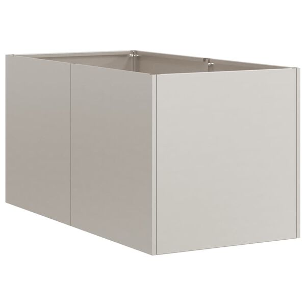 vidaXL puķu kaste, rūsas, 40x80x40 cm, izturīgs tērauds