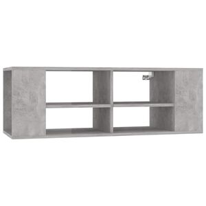 vidaXL sienas TV skapītis betona pelēks 102x35x35 cm inženierijas koks