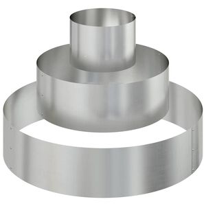 vidaXL Dārza stādītājs Sudraba 90 x 90 x 20 cm Cinkots tērauds