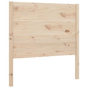 vidaXL galvgalis, 96x4x100 cm, priedes masīvkoks