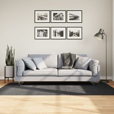 vidaXL paklājs IZA, īsa spalva, skandināvu stils, pelēks, 100x200 cm