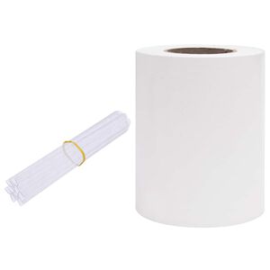 vidaXL privātuma lente, PVC, 35x0,19 m, balta