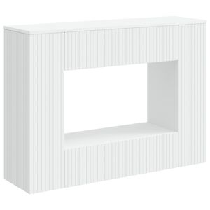 vidaXL Konsoles galds Balts 101 x 29 x 74 cm Inženierijas koks