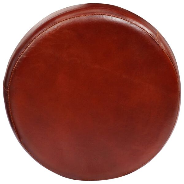 vidaXL bāra krēsli, 2 gab., dabīgā āda