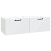 vidaXL Sienā piestiprināms TV skapis Balts 98 x 41 x 30 cm