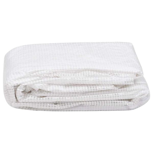 vidaXL siltumnīcas rezerves pārsegs, 18 m&sup2;, 3x6x2 m, caurspīdīgs